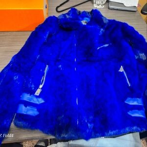 Blue Fur Men's size XL Coat 💙